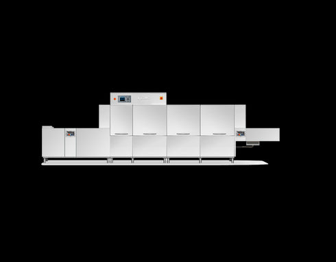 KROMO QK 5960 AS6 Flight Conveyor Dishwasher 5100 dishes/h / Opening 450mmH x 710mmW